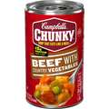 Campbells Chunky Beef With Country Vegetable Easy Open Soup 18.6 oz., PK12 000010656
